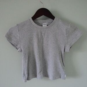 TNA Ribbed Cropped T-Shirt